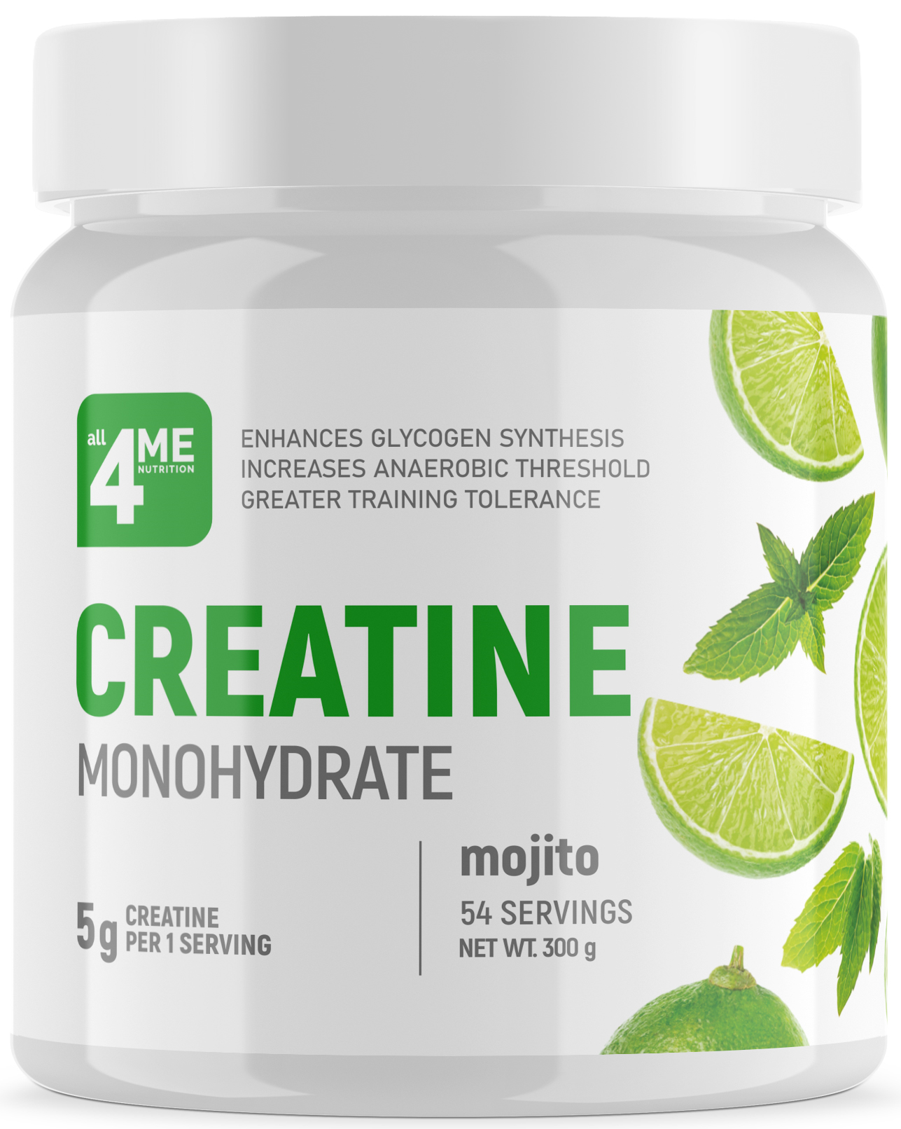 4Me Nutrition Creatine Monohydrate 300 г, 300 г